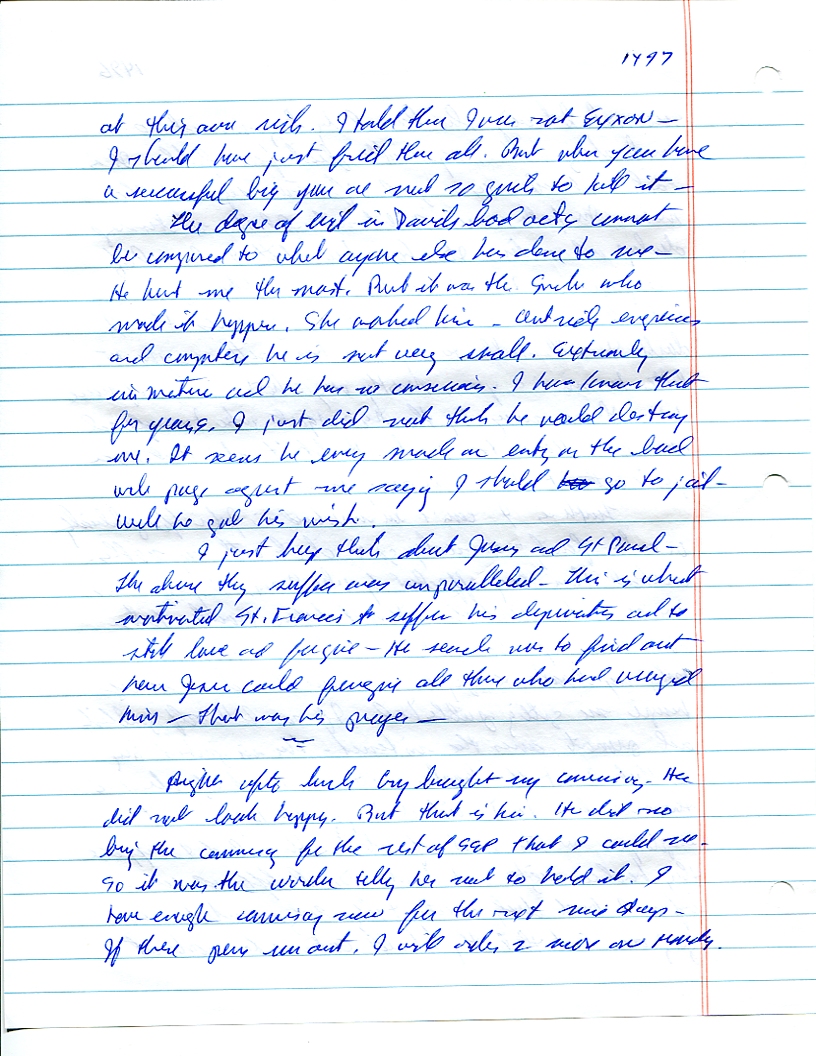 Dr John WorldPeace 2008 Prison Journal